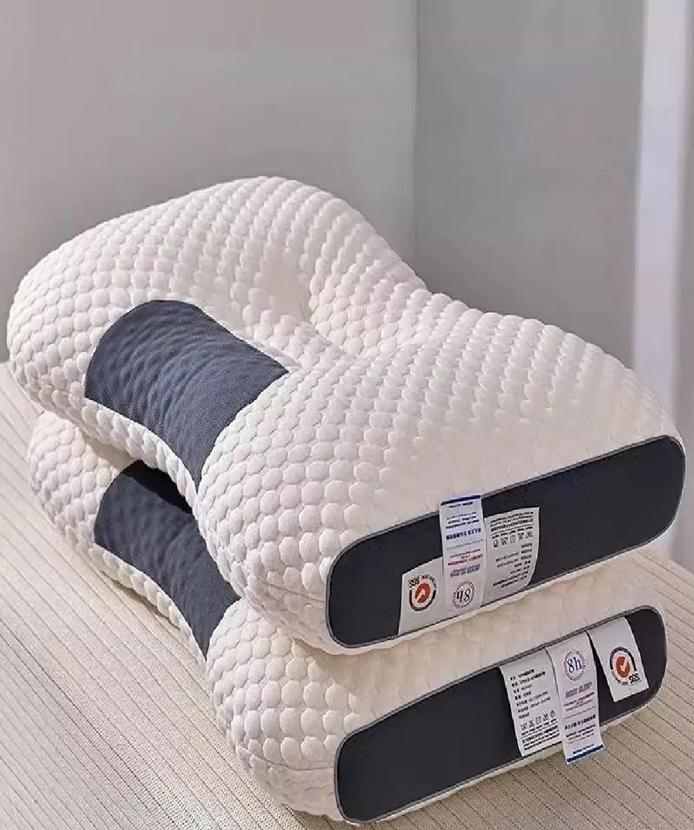 🔥NO MAS DOLOR DE ESPALDA- ALMOHADA 3D DE ALGODON IDEAL PARA DORMIR BIEN🔥