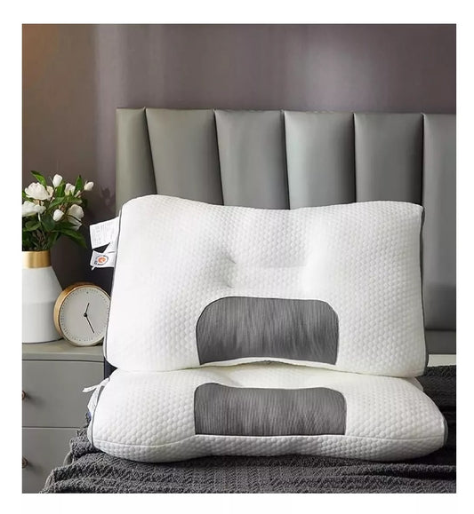 🔥NO MAS DOLOR DE ESPALDA- ALMOHADA 3D DE ALGODON IDEAL PARA DORMIR BIEN🔥