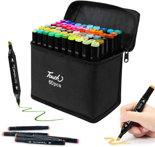 MARCADORES IMPORTADOS PREMIUM Set 60 colores + Envio Grátis